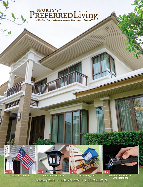 Sporty's Preferred Living Walking Cane with Builtin Flashlight and